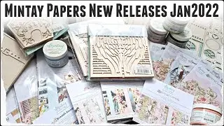 PART1 | Mintay Papers New Releases Jan2022 | City of Love | Mamarazzi | Yes I Do | Seaside Escape