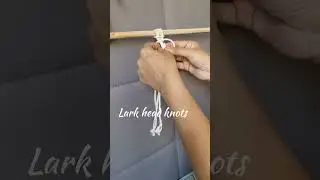 Basic Macrame Knots #macrame #macrametutorial #macramecreation #macramebasics