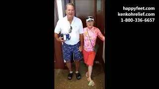 Pro Football Legend Charlie Babb & Wife Leslie on Kenkoh - Happy Feet Minute