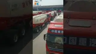 Genron Vehicle -- Bulk cement tanker trailer #truck trailer  #semi trailer