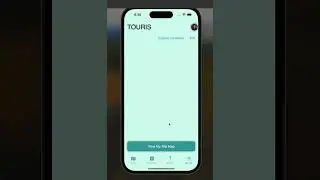 Touris - Map Based Travel Social Media iOS App