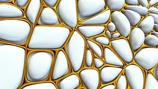 C4D Tutorial - Beautiful Voronoi Fracture