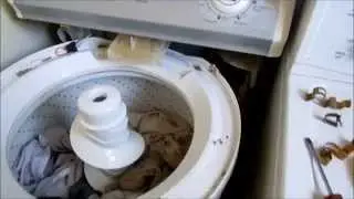 Whirlpool/Kenmore design washer hums, won't run,Fix