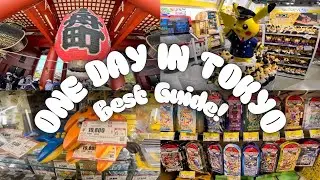 The Best Tokyo Japan Day Trip Itinerary! Sensoji Temple, Uneo Zoo, Book Off and MORE 12 stops! 😱