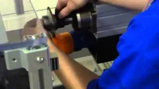 TD Mounting of 100x0 6x50mm notching wheels