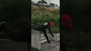 THANK U GOD #skateboarding #skate #bail #donebyprofessional #injury #fail #jackass #vancouver
