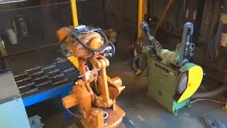ABB Robotics - Grinding Forged Steel Parts