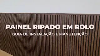 Como instalar o painel ripado em rolo da Kiause?