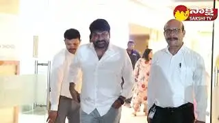 Megastar Chiranjeevi and Daughters Visuals at Apollo Hospitals | Ram Charan Upasana @SakshiTV