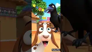 The Silly Goat and the Clever Crow|بھولی بکری اور چالاک کوا#treanding #youtubeshorts #reels #facts