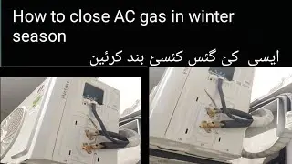 #how to close AC Gas in winter season #civilengineeringpractice #subscribers #subscribemychannel