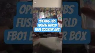 Opening DBS Fusion World FB01 Booster Box #dragonball #tcg #dragonballsuper #anime #tcgcollector