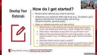 Grant Writing Skills 3: Pieces of the Application Puzzle