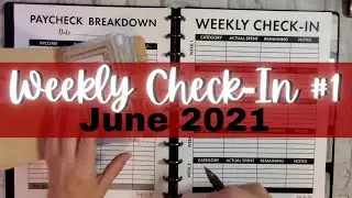 2021 June Weekly Budget Check-In #1 | Single Budgeting Over 40 | Savings Challenge