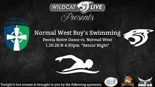 Normal West  Boys Swimming vs. Peoria Notre Dame
