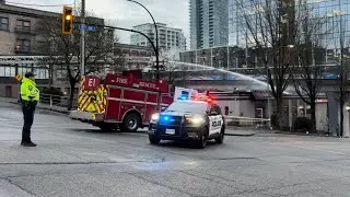 January 28, 2026 - Fire at Ki Sushi on 8th & Carnarvon St. @ 10:00pm Tuesday in New Westminster, BC.