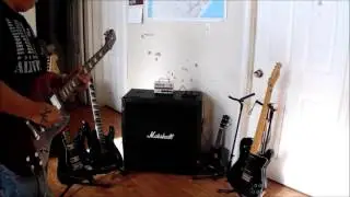 Orange Micro Terror 20 Watt amp head through a Marshall 120 watt 4x12 cabinet
