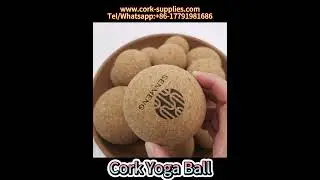 50mm - 100mm Yoga Cork Massage Ball Promoting Blood Circulation