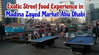 Exotic Street Food Experience in Madina Zayed Market Abu Dhabi!