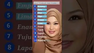 Speed Learn Malay Numbers 0-10 - Fun and Simple Guide! #learnmalay #english #shorts