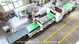 A Smart Line for a cabinet maker#cnc #machine #cncrouter #cncroutermachine