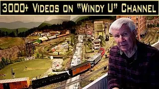 LIONEL AND MTH O GAUGE RUNNING ON SUPER DETAILED LAYOUT.