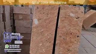 Sillar color Mandarina Acanterado. Sillar Las Hormigas. 