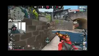 Insane pistol round by 100T vs XSET in VCT | Valorant Watch Party