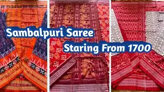 Sambalpuri Saree Starting from 1700 in Ashreyan Collection Online Handloom Shop BestQuality Sadi Wit
