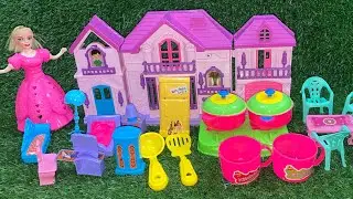 Satisfying with Unboxing Cute Barbie Princess Room Collection Toys｜Barbie&rsquo;s Pink Palace