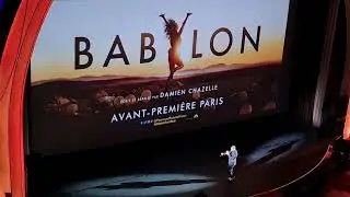 BABYLON (Damien Chazelle), premiere, full movie with musical performance, Brad Pitt, Paris, 2023