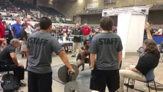 Jarod Hill deadlifts 640 for THSPA record!