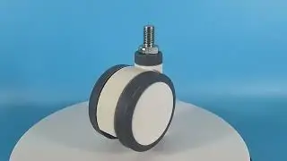 NDS75 3 Inch Thread Stem Hospital Furniture Wheels Medical Cart Double Wheels Caster