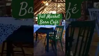 Fall Market | Barn Loft Caf&eacute; ☕🌾 #harvestmarket #fallmarket #secondhand  #autumn #cozyautumn #fall