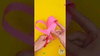 From PAPER to HEART! ❤️📦 Easy 3D DIY Craft! #Crafts #Kids