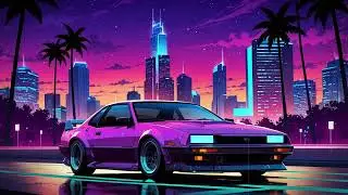 🎧 1985 Retro Sunset Drive &mdash; Vintage Night Vibes