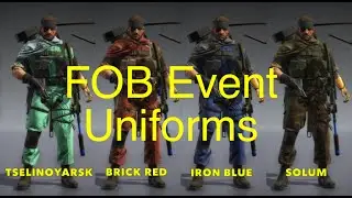 MGSV: Phantom Pain - FOB Event Uniforms (Metal Gear Solid 5)