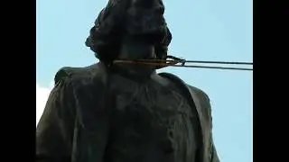 The Christopher Columbus's statue outside Minnesota State Capitol was pulled down by BLM protesters