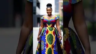 Ankara Dress That Celebrates Curves 🔥✨ #shorts #africanfashiontv