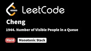 LeetCode 1944. Number of Visible People in a Queue