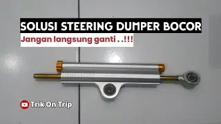 cara memperbaiki stabilizer stang | STEERING DUMPER | ganti oli stabilizer stang ohlins KW