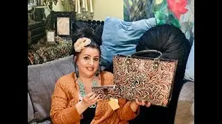 Review my new Patricia Nash turquoise bag and wallet a quick look