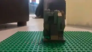 how to build a lego rock wall.