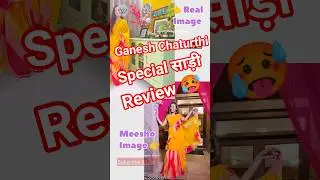Ganesh Chaturthi Special Sadi | Review: Expectations Vs Reality #ovikamart #saree #review