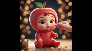 Cutest Baby Apple Ever | Adorable Baby in Fruit Costume 👶✨ #BabyApple #CuteBaby