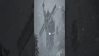 WINTER SNOW STORM 2024 and howling wind Sounds. Cozy winter ambience