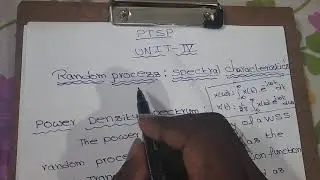 POWER SPECTRAL DENSITY