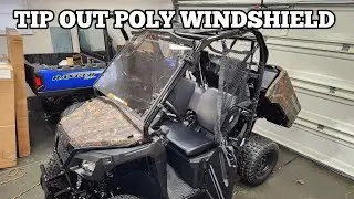 2022 Honda Pioneer 520 Full Poly Tip Out Windshield Install!