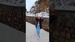 Nepal #pokhra #snowfall