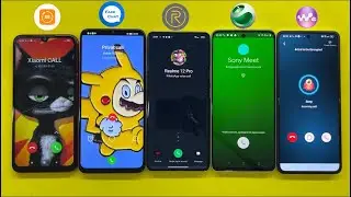Google Meet + Comera + WhatsApp + Privat call + Xiaomi call / Sony + Realme 12P + Motorola E30N